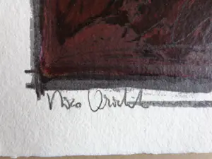 Nico Vrielink - LES MISERABLES (SELFPORTRAIT GAUGUIN) / KLEURZEEFDRUK / 39x55cm / SIG kopen? Bied vanaf 60!