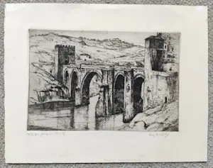 Eugene Lucker - San Martinobrug, Toledo kopen? Bied vanaf 30!