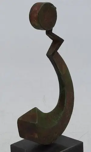 Brons (Onbekend) - Gepatineerd sculptuur op granieten voet kopen? Bied vanaf 50!