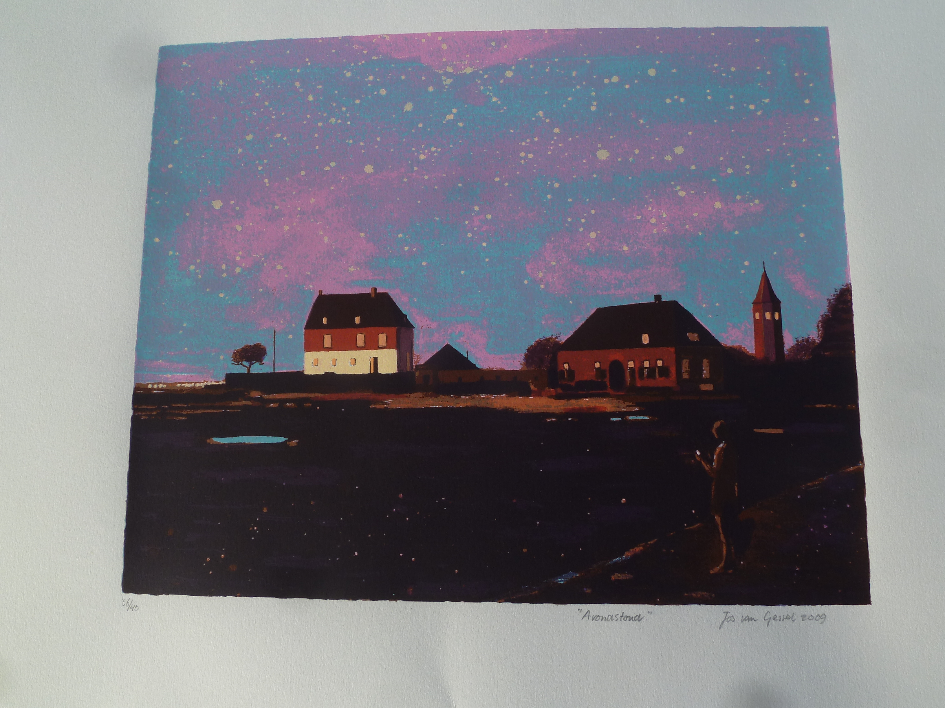 Jos van Gessel - Avondstond verkocht voor € 50!