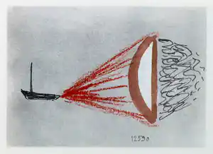Jan de Bruin - Boek met 100 tekeningen in potlood en aquarel, Schwarz Ausmalen vendu pour 80€ !