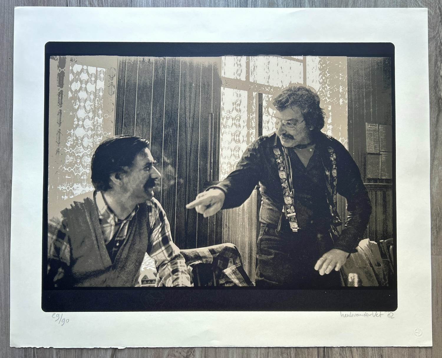 Henk van der Vet - Karel Appel en Christian Dotremont verkocht voor € 70!