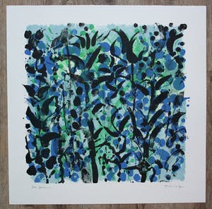 Jef Diederen - Litho: Kleine tuin I- 1990 kopen? Bied vanaf 125!