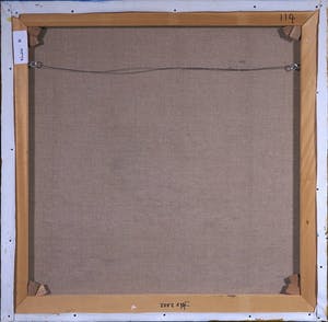 Frans Nicolai - Gemengde techniek op doek, Rood geel kopen? Bied vanaf 1!