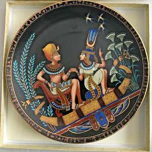 Niet of onleesbaar gesigneerd - Borden, Legend of Tutankhamun (8) - .916 (22 kt) goud, verkocht voor € 1!