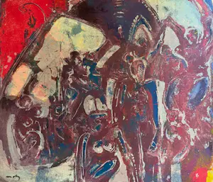 Wim Motz - Abstracte figuren kopen? Bied vanaf 20!