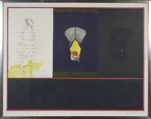 Paul Wunderlich - Litho, Corpus Delicti I - Ingelijst verkocht voor € 50!