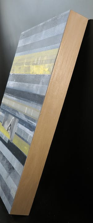 Jeroen Blok - Gemengde techniek op karton, Collectie III (met ophangsysteem) kopen? Bied vanaf 1!