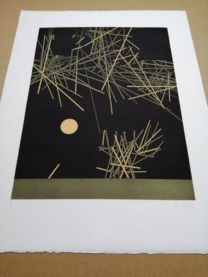 Pol Bury - Houtsnede - Handgesigneerd kopen? Bied vanaf 245!