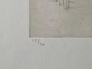 Jan Montyn - in 1982 gemaakte Ets & Aquatint - red mountains - kleine oplage (30) kopen? Bied vanaf 63!