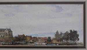 Frans van den Berg - Gezicht op Thorn (Limburg) kopen? Bied vanaf 20!