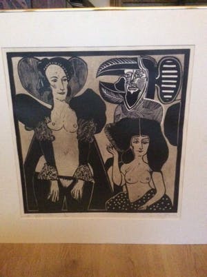 Willem Snitker - 1938-2015 2 x vrouwelijk naakt kopen? Bied vanaf 65!