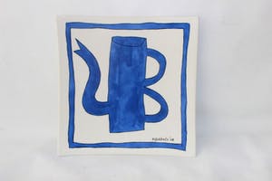 Klaas Gubbels - Klaas Gubbels - blauwe koffiepot kopen? Bied vanaf 289!
