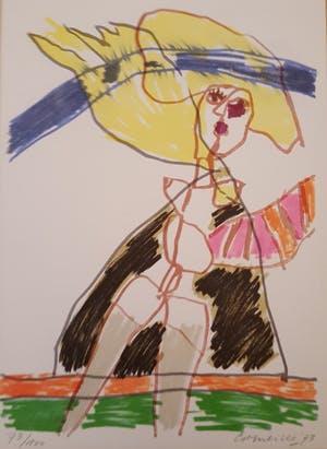 Corneille - Zeefdruk uit 1973 cinquante ans de poezie kopen? Bied vanaf 1!