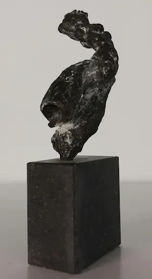 Gerard Engels - Brons, Vrouwentorso op hardstenen voet + 2 boeken kopen? Bied vanaf 250!