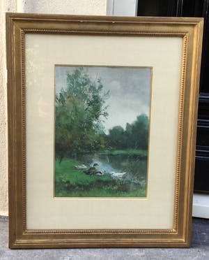 Constant Artz - C4839, Eendjes aan de waterkant kopen? Bied vanaf 750!