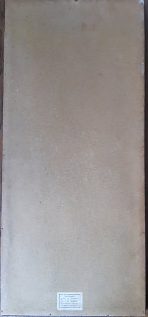 Niet of onleesbaar gesigneerd - Zicht op kerktoren en boogbrug kopen? Bied vanaf 1!