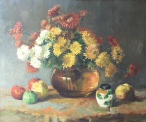 Johanna Bastiana Sijthoff-van Rijswijk - C3805-25 - Bloemstilleven met fruit kopen? Bied vanaf 25!