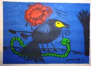 Corneille - Zon, Vogel, Cobra verkocht voor € 50!