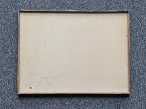 Wil van Leeuwen - Grote expressionistische gouache - "de Zee" - fraai ingelijst - gesigneerd kopen? Bied vanaf 47!