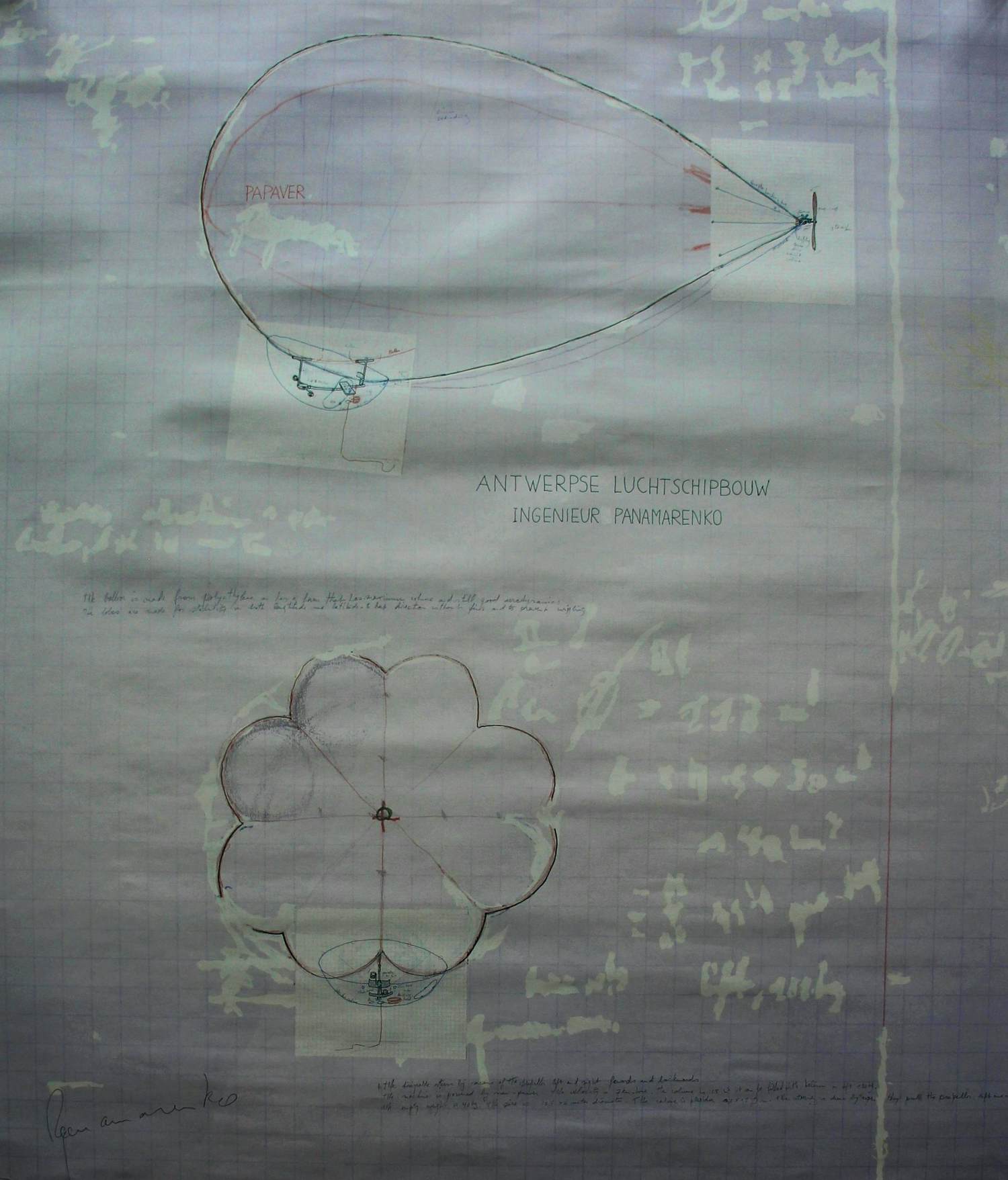 Panamarenko - Offset druk: "Antwerpse luchtschipbouw" kopen? Bied vanaf 425!