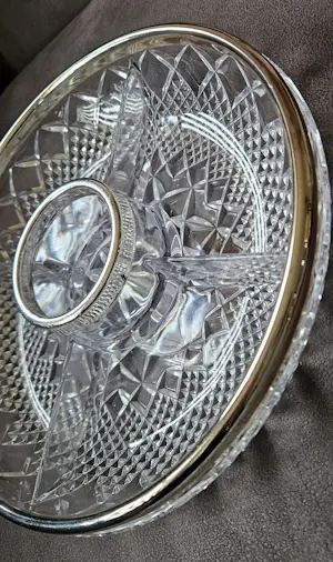 Onbekend - Kristallen borrelschaal kopen? Bied vanaf 20!