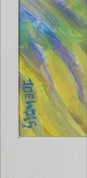 Joe Wols - Acryl op papier, Monte de la Lance kopen? Bied vanaf 1!