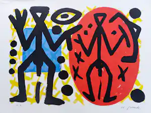 A.R. Penck - Zonder titel verkauft für € 300!