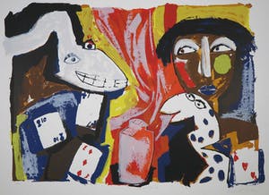 John Lie a Fo - Zeefdruk, Kaartspel kopen? Bied vanaf 1!