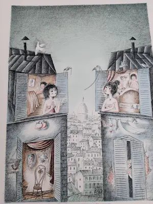 Raymond Peynet - Litho, titel, Une gennillesse par-ci, une caresse par-la on a jamaais fini kopen? Bied vanaf 45!