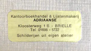 Martinus Leonardus Middelhoek - Martinus L. Middelhoek - Zicht op Rotterdam - Delftse Vaart – Laurenstoren kopen? Bied vanaf 120!
