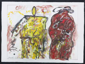 Anton Martineau - Gouache, Zonder titel kopen? Bied vanaf 1!