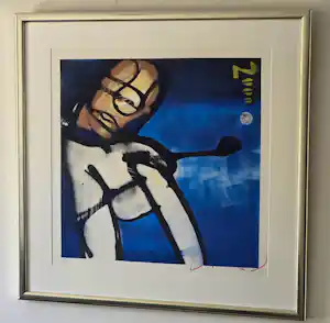 Herman Brood - De Golfer - Handgesigneerd - 76/100 kopen? Bied vanaf 700!