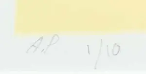 Henk van Vessem - Zeefdruk, Zonder titel - Ingelijst kopen? Bied vanaf 35!