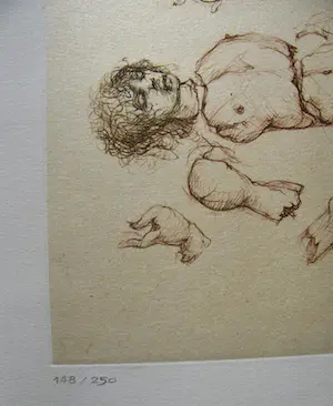 Leonor Fini - VIER MÄDCHEN MIT ZERSTÖRTER PUPPE kopen? Bied vanaf 170!