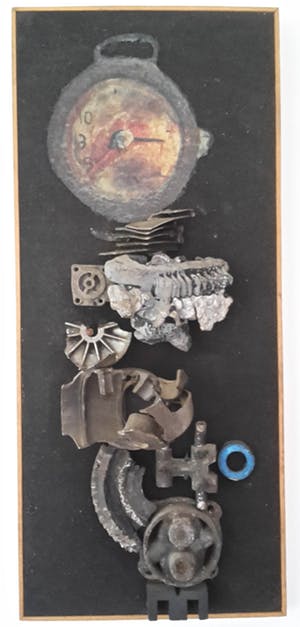 Yvonne Kracht - Yvonne Kracht, "Zwart + Rood = Dood", gemengde techniek, 1965 kopen? Bied vanaf 200!