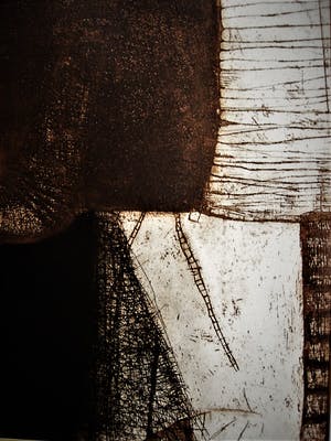 Guillaume Le Roy - Lyrisch Abstracte meerkleurige houtsnede (groot!) Kleine Oplage ! kopen? Bied vanaf 20!