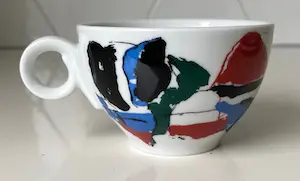 Jan Cremer - Vier porseleinen kop- en schotels voor Perla kopen? Bied vanaf 1!