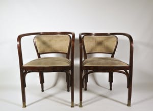 Gustav Siegel - Acht stoelen voor J&J Kohn, Wien - Wiener Werkstatte/Bauhaus kopen? Bied vanaf 1200!