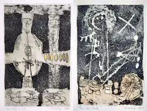 Jan Montyn - Image of Dylan Thomas, complete uitgave met 10 etsen kaufen? Bieten Sie von 750!