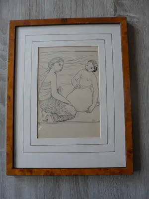 Gabriëlle Ferrand - Pentekening, kopen? Bied vanaf 25!