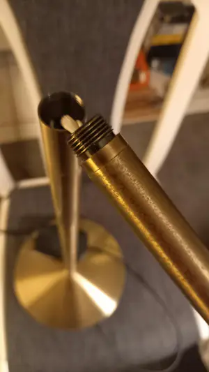 Jan des Bouvrie - Vloerlamp messing kleur met 5 kelkjes kopen? Bied vanaf 35!