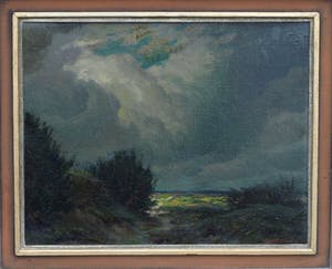 Klaas Pijlman - Olieverf op doek , “Landschap” – ingelijst - 1946 kopen? Bied vanaf 75!