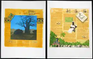 Rolf Weijburg - Twee etsen, Zonder titel vendu pour 70€ !