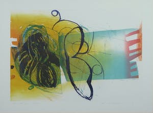 Hans Vredegoor - Zeefdruk, Point du Jour - Ingelijst kopen? Bied vanaf 35!