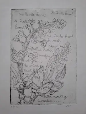 Nathalie van den Eerenbeemt - Lente. kopen? Bied vanaf 500!