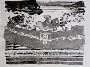 Wim Beuning - TWEE (2) Grote E.A. Litho's "de lege kamer & de Goden" - zeer kleine oplage (14) kopen? Bied vanaf 26!