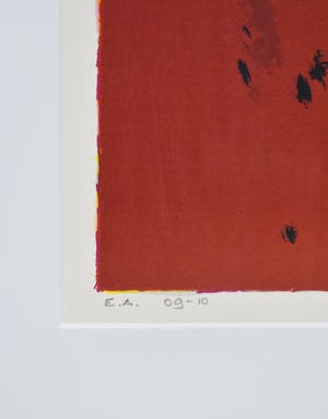 Mattie Schilders - Gele rotsen als wolken om een bergtop - Ingelijst - Groot kopen? Bied vanaf 50!