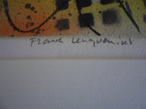Frank Lengvenius - Zeefdruk. Titel, "Live II". kopen? Bied vanaf 20!