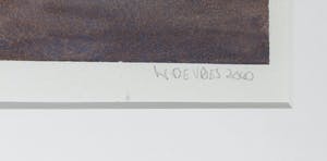 Willem de Vries - Aquarel, Zicht op het water - Ingelijst kopen? Bied vanaf 50!